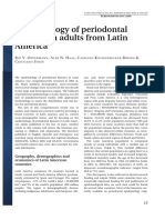 Epidemiology of Periodontal Diseases in Adults From Latin America