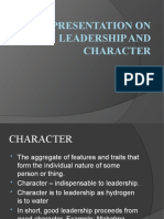 Leadership and Character