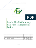 HSE Risk Management Policy-1 Dec 2020