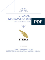 Tutorial Modul 1 - Matdas 1b 2019