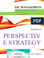Strategic Management: Part V Strategy From A Deeper Perspective
