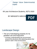 5 - Landscape - Design - Value - Determinants& - Its - Design - Principles (Autosaved)