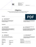 Modelo CV Na Prática para Início de Carreira - PPTX 2