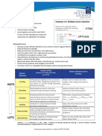 Constructing Multiple-Choice Questions: Writing The Stem