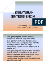 PENGATURAN SINTESIS ENZIM - Ganjil 2020-2021
