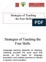 Strategies of Teaching The Four Skills