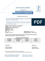 CALIBRATION CERTIFICATE