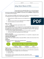 Lab 11: Cascading Style Sheets (CSS)