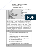 COMSATS-Institute of Information Technology, Course Handbook