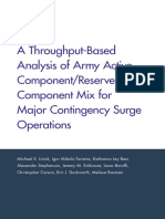 Reserve Component Mix for Major Contingency Surge Operations