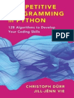 Competitive Programming in Python 128 Algorithms To Develop Your Coding Skills