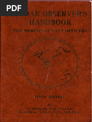 Radar Observer's Handbook Overview | PDF | Radar | Antenna (Radio)