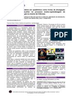 A Criação de Uma História em Quadrinhos Como Forma de Divulgação Científica Visando Auxiliar No Processo Ensino-Aprendizagem Da Temática Nanotecnologia No Ensino de Ciências 104692