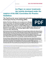 ESC Position Paper on cancer treatments and cardiovascular