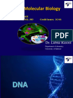 Lecture No. 9 Cell & Mol Bio DNA