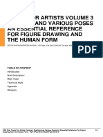 Poses For Artists Volume 3 Fighting and Various Poses An Essential Reference For Figure Drawing and The Human Form