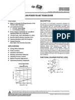 Low-Power Rs-485 Transceiver: Features Description