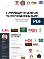 2021 Seminar Kewirausahaan Polinema