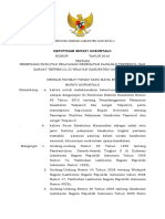 SK Bupati Penetapan FKTP Terpencil Dan Sangat Terpencil