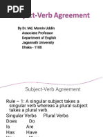 Subject-Verb Agreement PDF | PDF | Grammatical Number | Plural