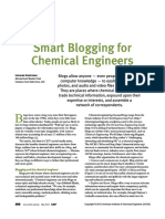 Smart Bloggin G For Chemical Engineers