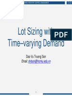 Lec3 - Lot Sizing With Time-Varying Demand