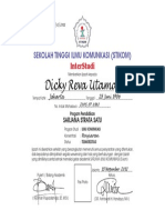 Ijazah STIKOM InterStudy OK