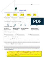 Evaluare Finala - Limba Romana