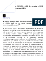 El Grimorio - FRECUENCIA de la MÚSICA a 432 Hz (19-08-19) (3P)