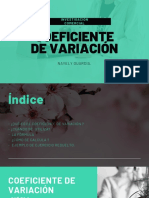 Coeficiente de Variación