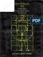 Metodologia Del Diseno Fundamentos Teoricos Luz Del Carmen Vilchis PDF