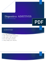 Diapositiva ADJETIVES Jose Angel Betancourt 5A