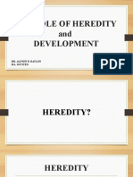 The Role of Heridity