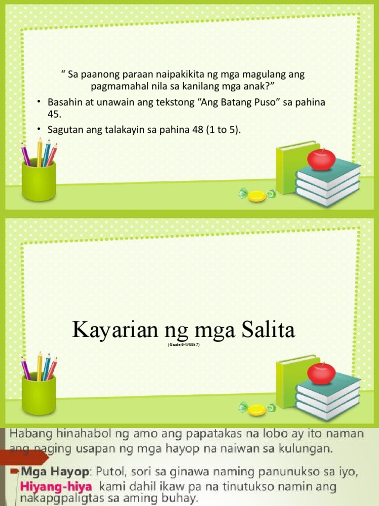 Kayarian NG Mga Salita | PDF
