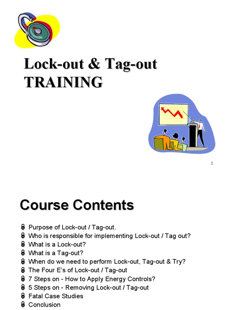 Lockout/Tagout Training Overview | PDF | Safety | Manufactured Goods