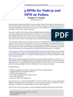 Node.js and NPM on Fedora 14