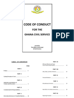Civil Service Code of Conduct - 0