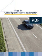 JPCP for design of jointed plain concrete pavements: Ever unrivalled for a sustainable road pavement