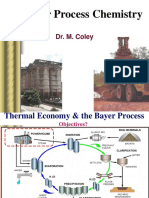 Bayer Process Chemistry: Dr. M. Coley