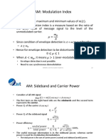 AM: Modulation Index: 308201-Communication Systems 22