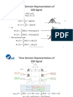 Time Domain Representation of SSB Signal: 308201-Communication Systems 38