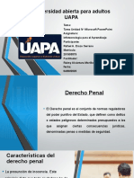 UAPA: Tarea Unidad IV- Microsoft PowerPoint sobre Derecho Penal