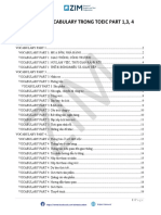 28 Topic Từ Vựng Thông Dụng Trong Toeic Test