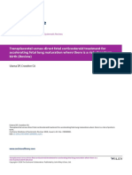 Transplacental Versus Direct Fetal Corticosteroid Treatment For