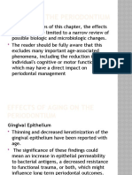 Aging and The Periodontium