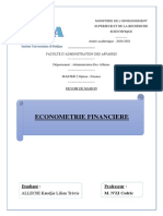 Exercice d'Économetrie LILIAN