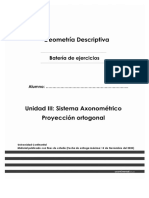 Sistema axonométrico Geometría Descriptiva