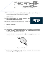 1 Objetivo: Instrução Do Trabalho Operacional