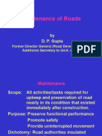 Maintenance of Roads: by D. P. Gupta