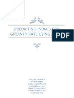 Predicting India'S GDP Growth Rate Using Arima